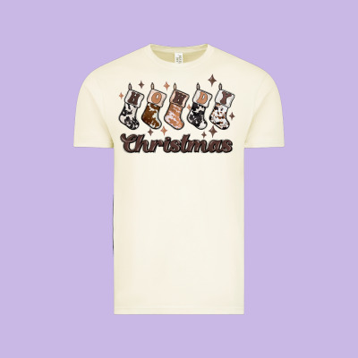 Howdy Christmas Vintage Tee Designed By Maliassmallbusiness