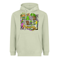 Matcha mardi gras princess Heavyweight Hoodie - OliviaCreatesArt