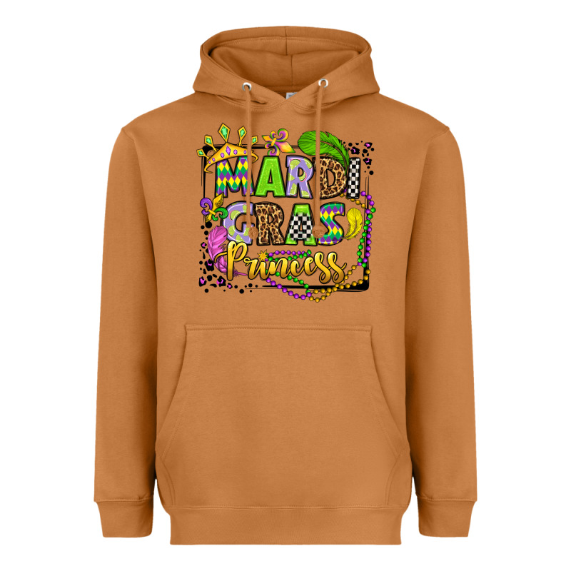 Mardi Gras Princess Heavyweight Hoodie by OliviaCreatesArt | Teevron