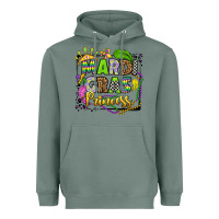 Sage mardi gras princess Heavyweight Hoodie - OliviaCreatesArt