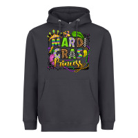 Smoke mardi gras princess Heavyweight Hoodie - OliviaCreatesArt