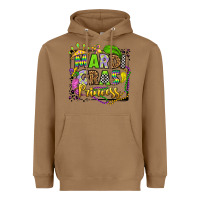 Toasted Coconut mardi gras princess Heavyweight Hoodie - OliviaCreatesArt