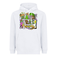 White mardi gras princess Heavyweight Hoodie - OliviaCreatesArt