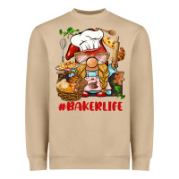 Mushroom baker life gnome Heavyweight Sweatshirt - BarkalooDesign