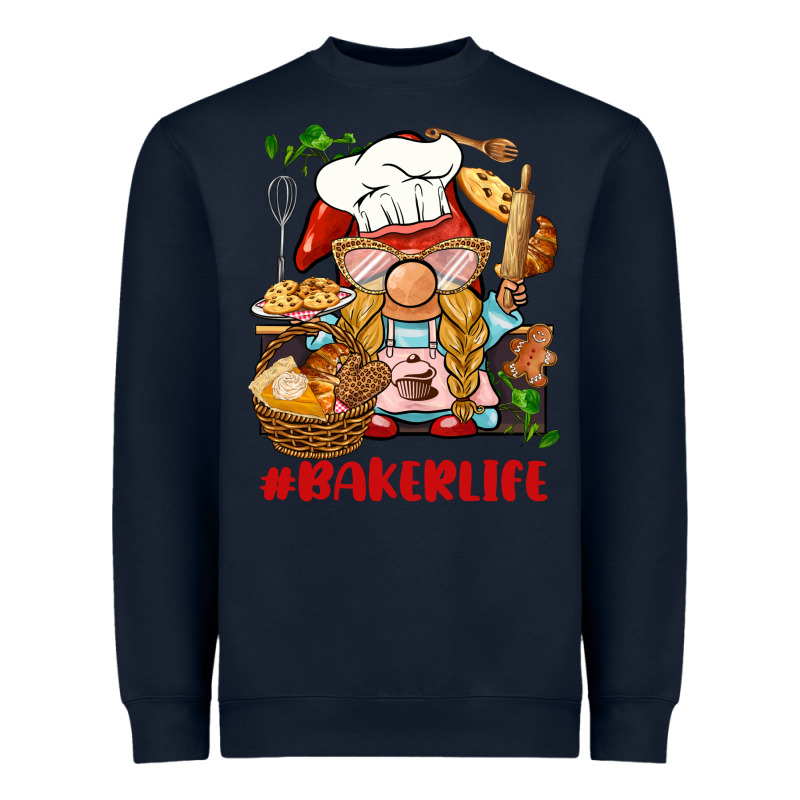Baker Life Gnome Heavyweight Sweatshirt by BarkalooDesign | Teevron