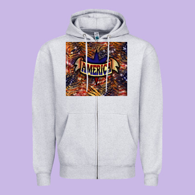 Tiger America Tumbler 4th Of July Zipper Hoodie Designed By Howdyjamesfarm