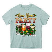 New Year Party Christmas Coctail Heavy Core Tee | Teevron