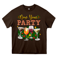 Chocolate Brown new year party christmas coctail Heavy Core Tee - AdoDesignShop