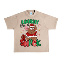 French Oak lookin' like a snack christmas character Urban Heavy Tee - MaliasSmallBusiness