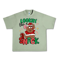 Oil Green lookin' like a snack christmas character Urban Heavy Tee - MaliasSmallBusiness