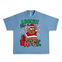 Pebble Blue lookin' like a snack christmas character Urban Heavy Tee - MaliasSmallBusiness
