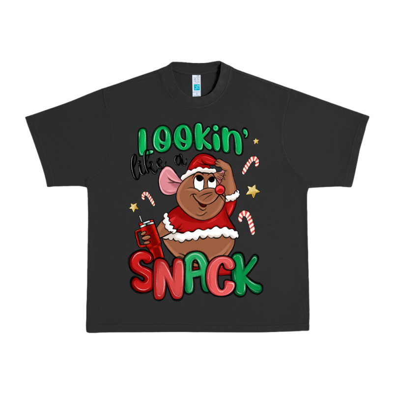 Lookin' Like A Snack Christmas Character Urban Heavy Tee by MaliasSmallBusiness | Teevron