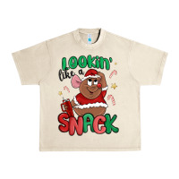 Sandshell lookin' like a snack christmas character Urban Heavy Tee - MaliasSmallBusiness