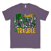 Lavender Half Irish All Trouble Classic Tee - CowhideDigitalArt