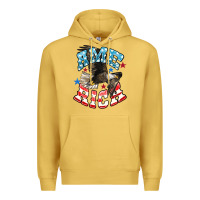 Antique Gold American Eagle Premium Hoodie - HowdyJamesFarm