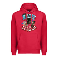 Cardinal American Eagle Premium Hoodie - HowdyJamesFarm