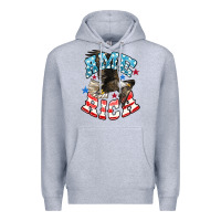 Heather Grey American Eagle Premium Hoodie - HowdyJamesFarm