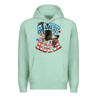 Seafoam American Eagle Premium Hoodie - HowdyJamesFarm