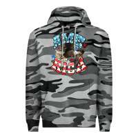 Slate Camo American Eagle Premium Hoodie - HowdyJamesFarm