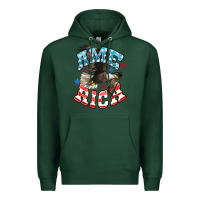 Sports Green American Eagle Premium Hoodie - HowdyJamesFarm