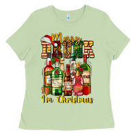 Matcha merry drunk im christmas Ladies Tee - AdoDesignShop