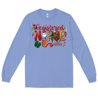 Colony Blue Registered Nurse Christmas Long Sleeve Tee - LillyAllenDesigns