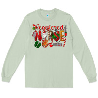 Matcha Registered Nurse Christmas Long Sleeve Tee - LillyAllenDesigns