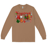 Toasted Coconut Registered Nurse Christmas Long Sleeve Tee - LillyAllenDesigns