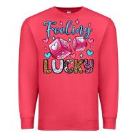 Cardinal feeling lucky valentine's day olivia Premium Sweatshirt - OliviaCreatesArt