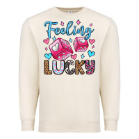 Sandshell feeling lucky valentine's day olivia Premium Sweatshirt - OliviaCreatesArt
