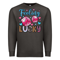 Smoke feeling lucky valentine's day olivia Premium Sweatshirt - OliviaCreatesArt