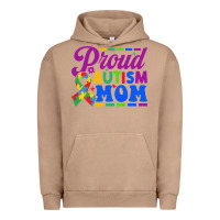 Pigment Burro Proud Autism Mom Urban Hoodie - CowhideDigitalArt