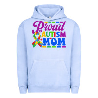 Pigment Grape Ice Proud Autism Mom Urban Hoodie - CowhideDigitalArt