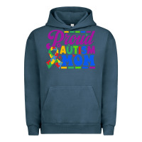Pigment Midnight Navy Proud Autism Mom Urban Hoodie - CowhideDigitalArt