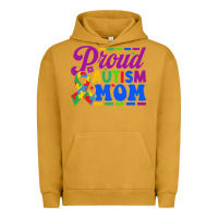Pigment Peanut Butter Proud Autism Mom Urban Hoodie - CowhideDigitalArt