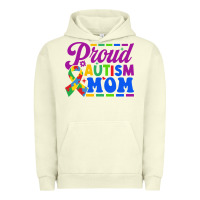 Pigment Pistachio Proud Autism Mom Urban Hoodie - CowhideDigitalArt