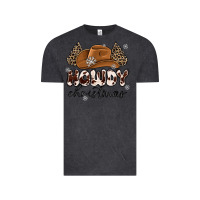 Vintage Black howdy christmas Vintage Tee - MaliasSmallBusiness