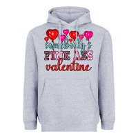 Heather Grey somebody's fine ass valentine Heavyweight Hoodie - OliviaCreatesArt