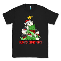 Black meowy christmas cat tree Classic Tee - MaliasSmallBusiness