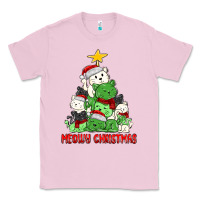 Bubblegum Pink meowy christmas cat tree Classic Tee - MaliasSmallBusiness