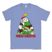 Colony Blue meowy christmas cat tree Classic Tee - MaliasSmallBusiness
