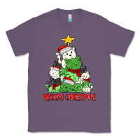 Lavender meowy christmas cat tree Classic Tee - MaliasSmallBusiness