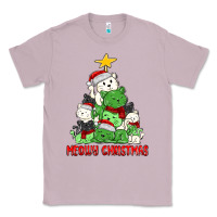 Lilac meowy christmas cat tree Classic Tee - MaliasSmallBusiness
