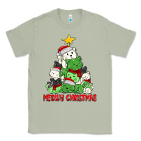 Matcha meowy christmas cat tree Classic Tee - MaliasSmallBusiness