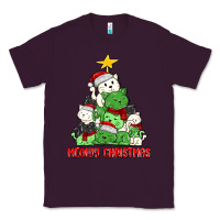 Plum meowy christmas cat tree Classic Tee - MaliasSmallBusiness