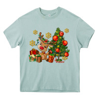 Arona reindeer and christmas tree Heavy Core Tee - AdoDesignShop