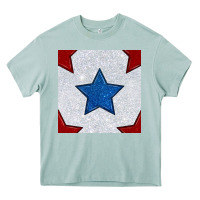 Arona Glitter 4th Of July Seamless Pattern Heavy Core Tee - BundleAndBundleShop