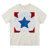 Glitter 4th Of July Seamless Pattern Heavy Core Tee | Teevron