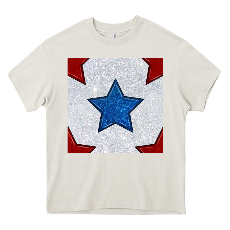Glitter 4th Of July Seamless Pattern Heavy Core Tee by BundleAndBundleShop | Teevron