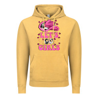 Vintage Mustard lets go girls Vintage Hoodie - NancyCooperArtShop